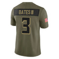 Elroe A.Falcons #3 Jessie Bates III Player Olive Salute To Service Limited Home Game Stitched Jerseys