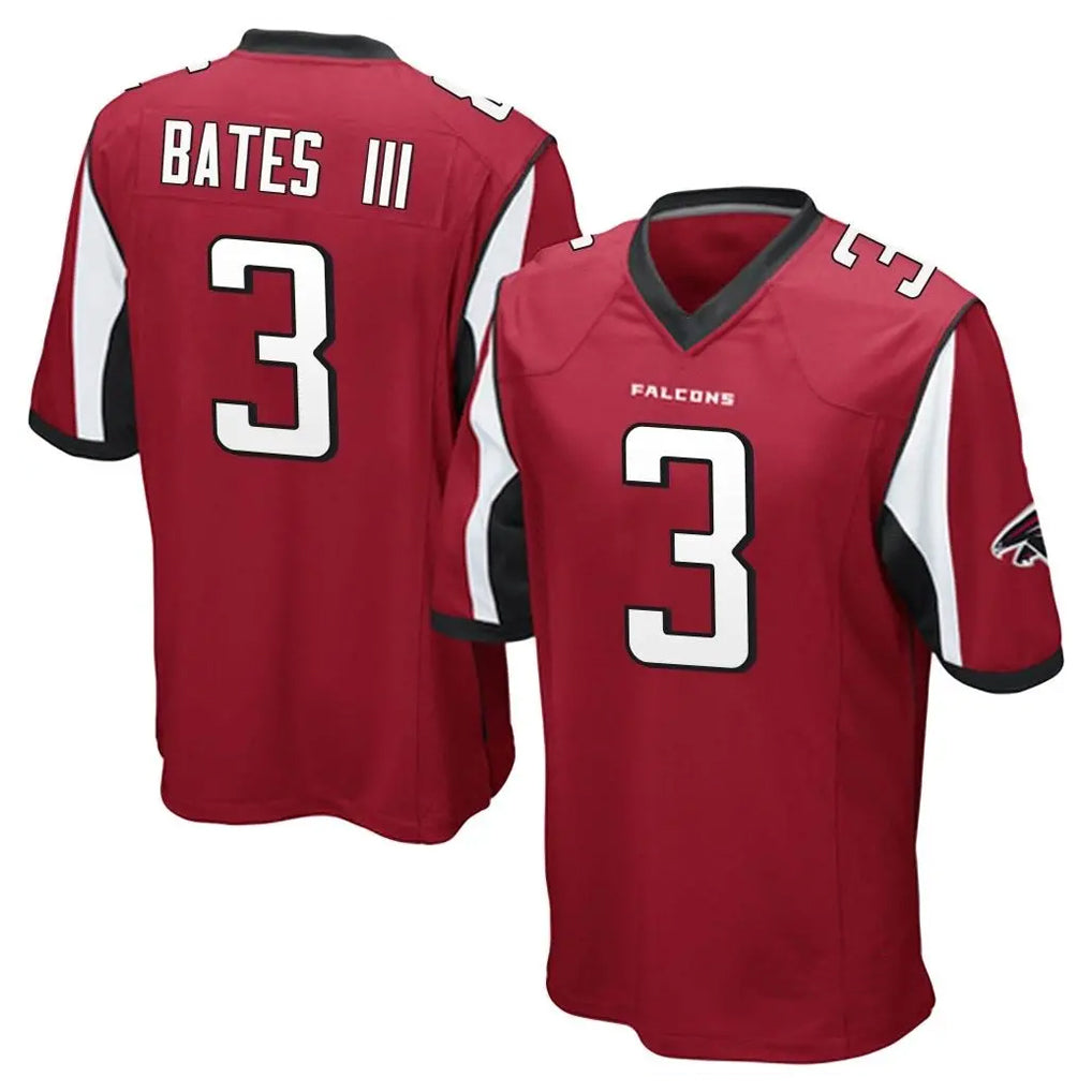 Elroe A.Falcons #3 Jessie Bates III Player Red Color Vapor Home Game Stitched Jerseys