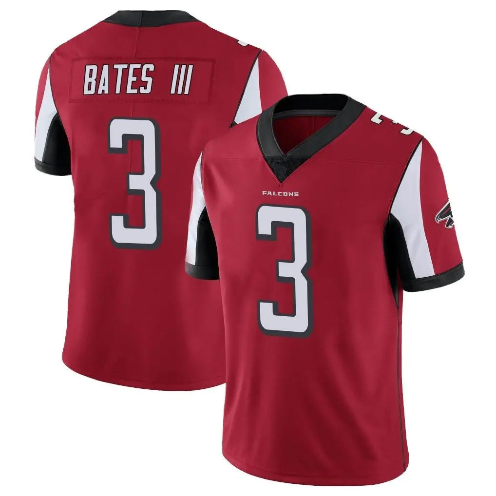 Elroe A.Falcons #3 Jessie Bates III Player Red Color Vapor Untouchable Limited Home Game Stitched Jerseys