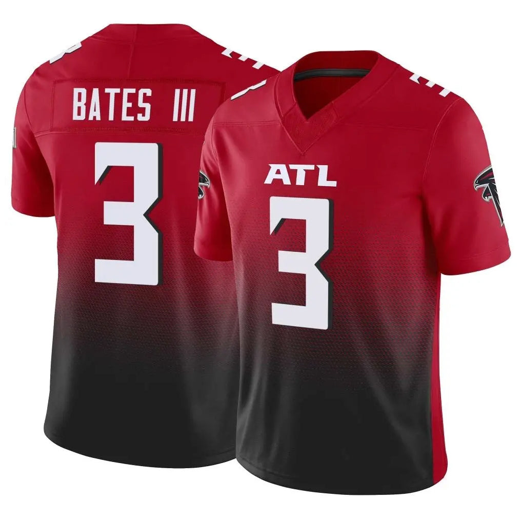 Elroe A.Falcons #3 Jessie Bates III Player Red Vapor F.U.S.E. Limited Home Game Stitched Jerseys