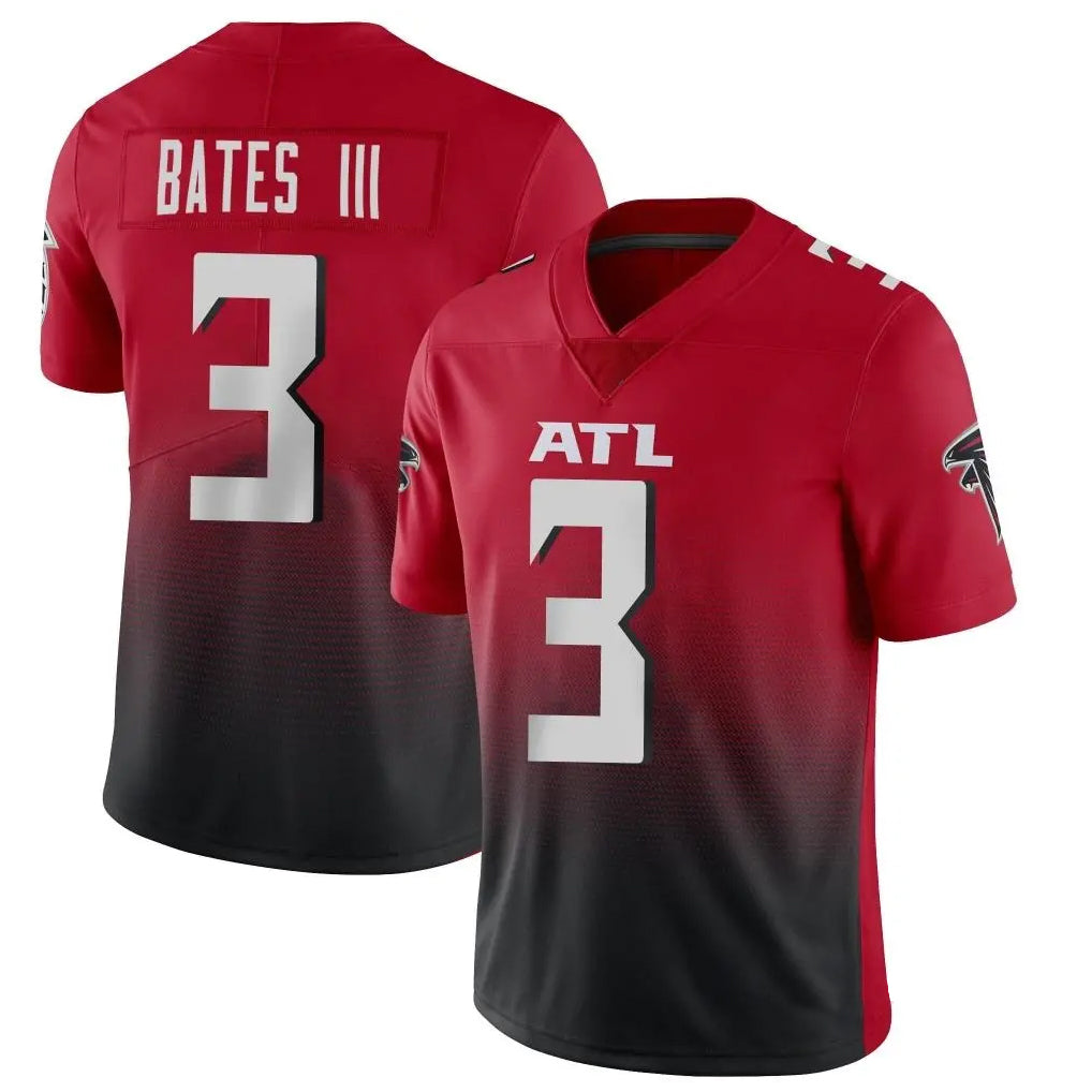 Elroe A.Falcons #3 Jessie Bates III Player Red Vapor Untouchable Limited Home Game Stitched Jerseys