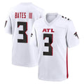 Elroe A.Falcons #3 Jessie Bates III Player White Home Game Stitched Jerseys