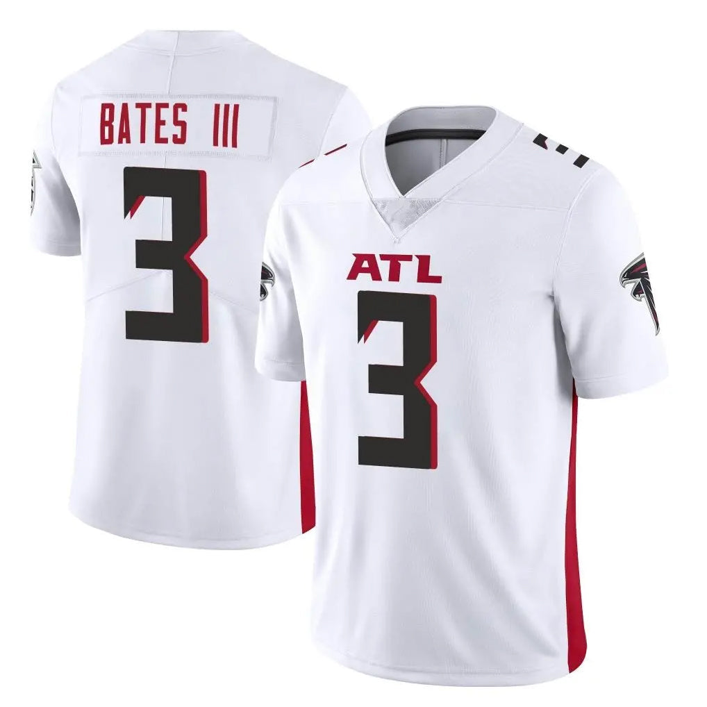 Elroe A.Falcons #3 Jessie Bates III Player White Vapor Untouchable Limited Home Game Stitched Jerseys