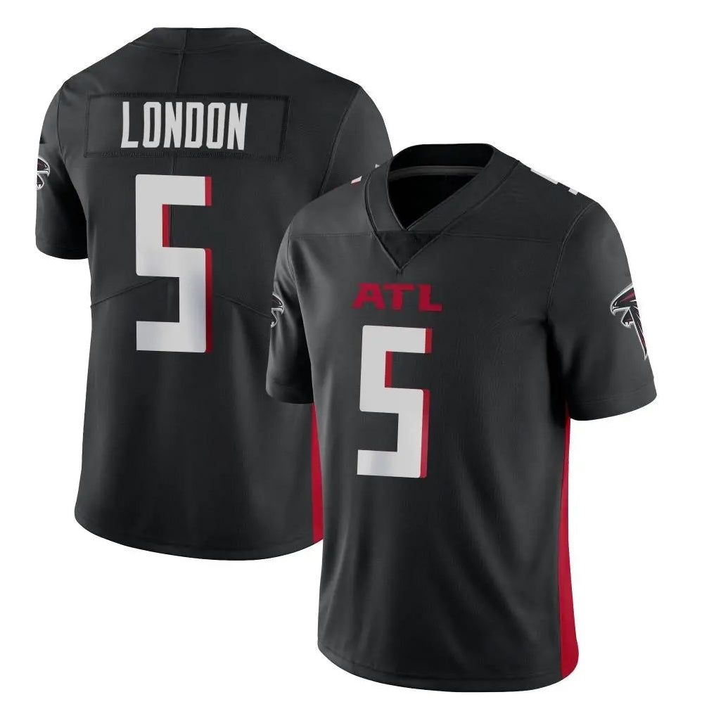 Elroe A.Falcons #5 Drake London Player Black Vapor Untouchable Limited Home Game Stitched Jerseys
