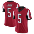 Elroe A.Falcons #5 Drake London Player Red Color Vapor Untouchable Limited Home Game Stitched Jerseys