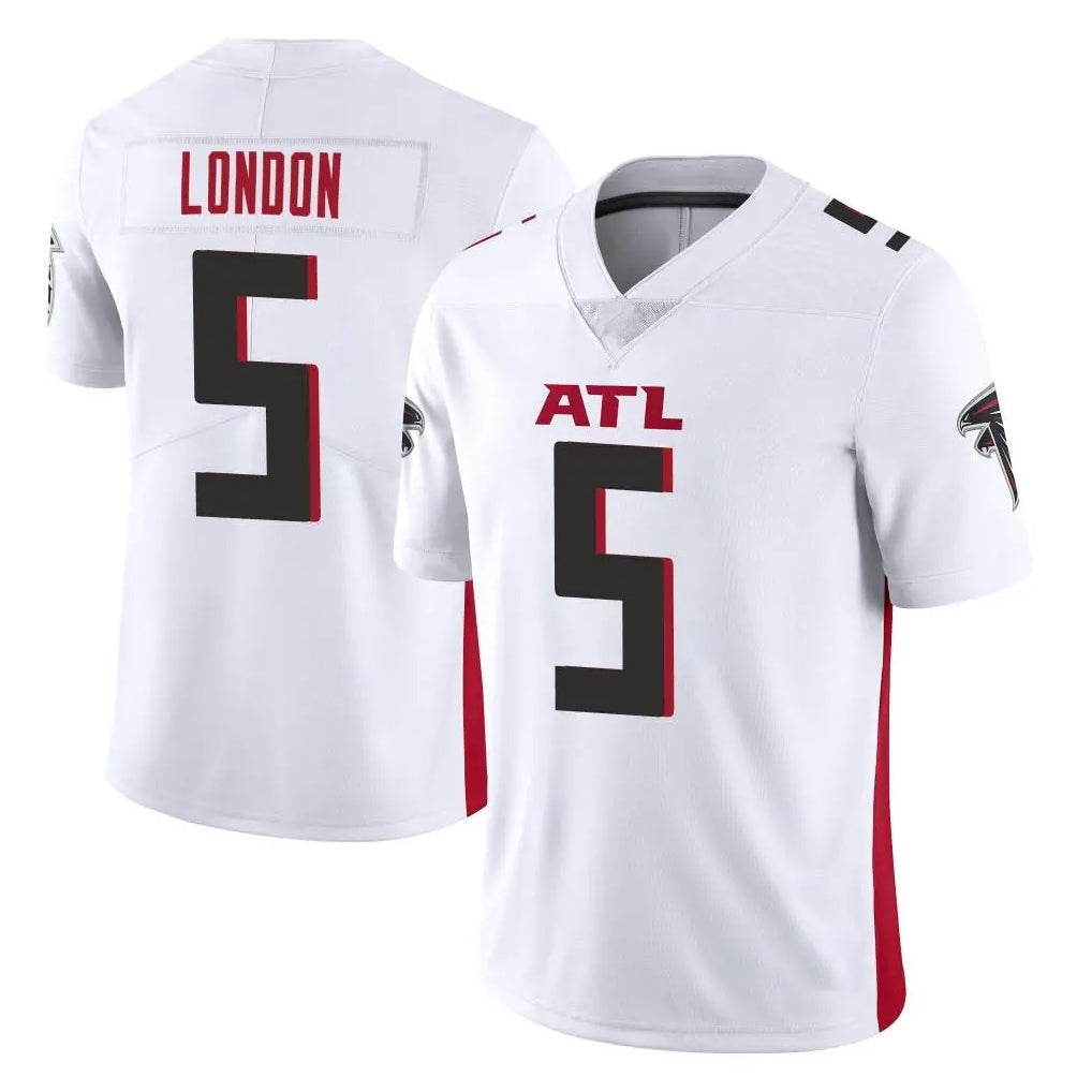 Elroe A.Falcons #5 Drake London Player White Vapor Untouchable Limited Home Game Stitched Jerseys