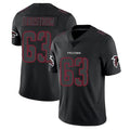 Elroe A.Falcons #63 Chris Lindstrom Player Black Impact Limited Game Stitched Jerseys