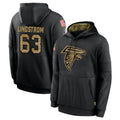 Elroe A.Falcons #63 Chris Lindstrom Player Black Salute to Service Limited Black Hoodie Stitched Jerseys