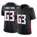 Elroe A.Falcons #63 Chris Lindstrom Player Black Vapor F.U.S.E. Limited Stitched Jerseys