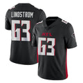 Elroe A.Falcons #63 Chris Lindstrom Player Black Vapor Untouchable Limited Home Game Stitched Jerseys