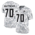 Elroe A.Falcons #70 Jake Matthews Player Arctic Camo Salute to Service Limited Stitched Jerseys