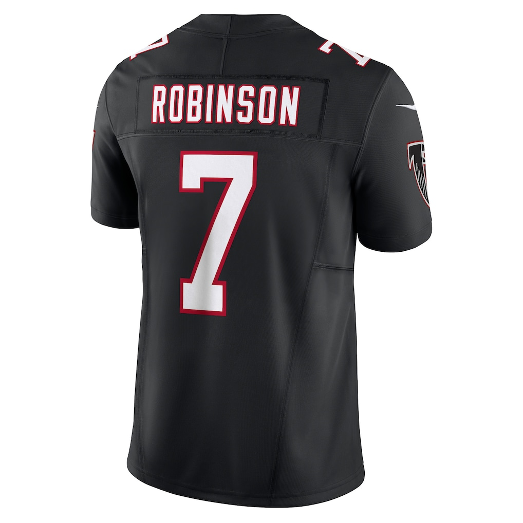 Elroe A.Falcons #7 Bijan Robinson Black Alternate Vapor F.U.S.E. Limited Stitched Jerseys