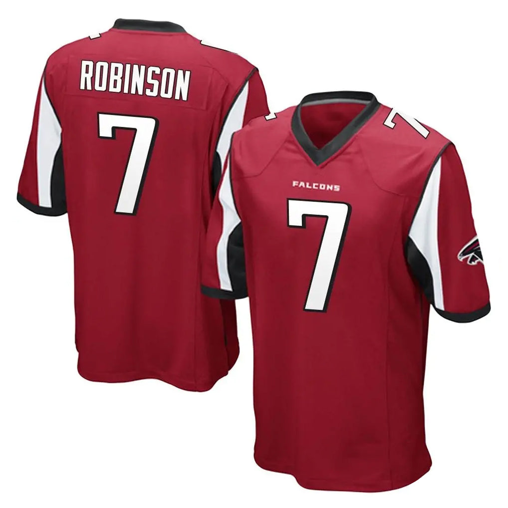 Elroe A.Falcons #7 Bijan Robinson Player Red Color Vapor Home Game Stitched Jerseys