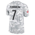 Elroe A.Falcons #7 Bijan Robinson Player Camo Salute to Service Limited Stitched Jerseys