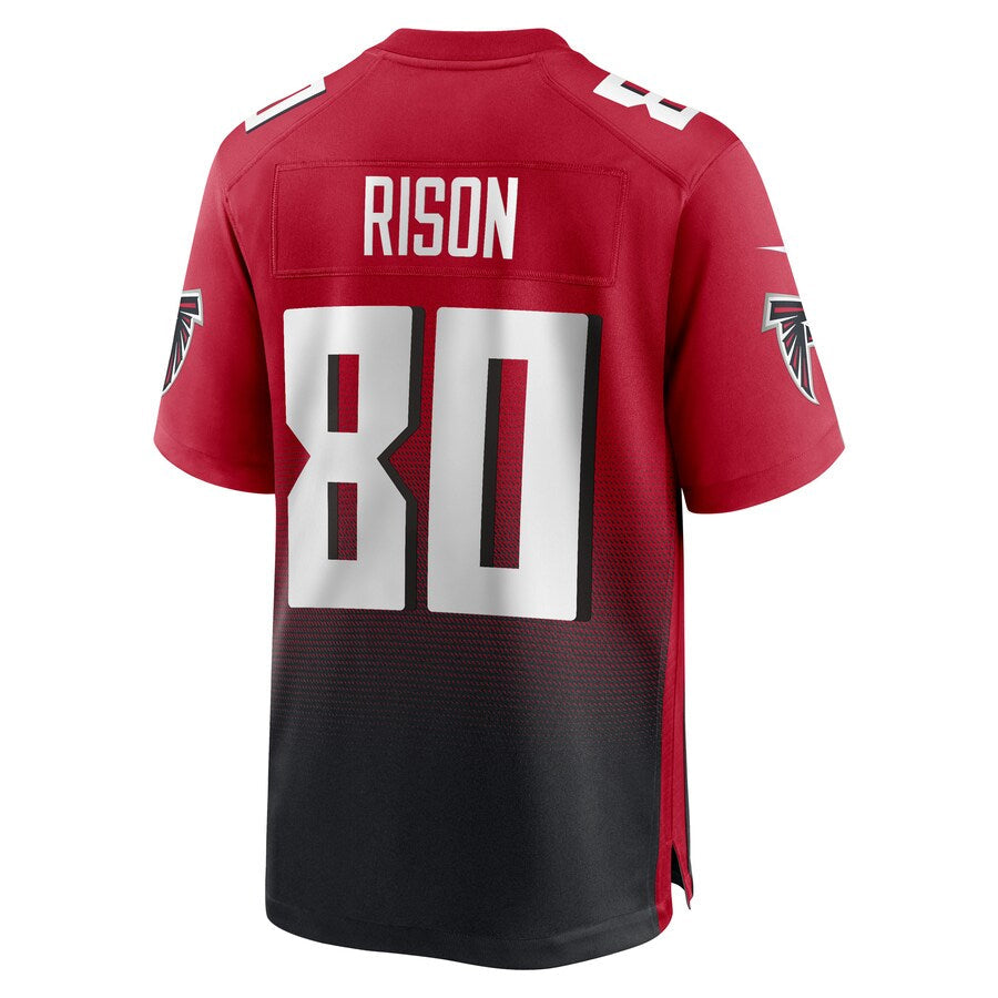 Elroe A.Falcons #80 Andre Rison Player Red Home Game Stitched Jerseys