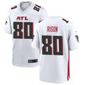 Elroe A.Falcons #80 Andre Rison Player White Home Game Stitched Jerseys