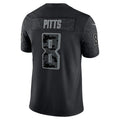 Elroe A.Falcons #8 Kyle Pitts Sr. Player Black RFLCTV Limited Stitched Jerseys