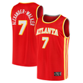 Elroe A.Hawks #7 Nickeil Alexander-Walker Red Fast Break Replica Jerseys - Icon Edition