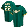 Elroe Athletics #22 Jeff McNeil player Green Replica Kelly Alternate Stitched Jersey
