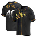 Elroe Athletics #40 Luis Severino player Gold Replica Black en Alternate Stitched Jersey