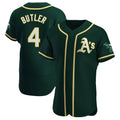 Elroe Athletics #4 Lawrence Butler player Green Authentic Alternate Stitched Jersey