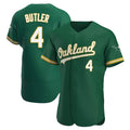 Elroe Athletics #4 Lawrence Butler player Green Authentic Kelly Alternate Stitched Jersey
