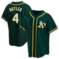 Elroe Athletics #4 Lawrence Butler player Green Replica Alternate Stitched Jersey