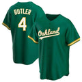 Elroe Athletics #4 Lawrence Butler player Green Replica Kelly Alternate Stitched Jersey