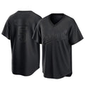 Elroe Athletics #5 Jacob Wilson Black Replica Pitch Fashion T shirt Stitched Jersey