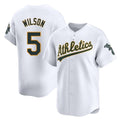 Elroe Athletics #5 Jacob Wilson White Limited Home Stitched Jersey