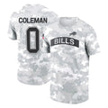 Elroe B.Bills #0 Keon Coleman Player Arctic Camo Salute to Service T-Shirt Hoodies Stitched Jerseys