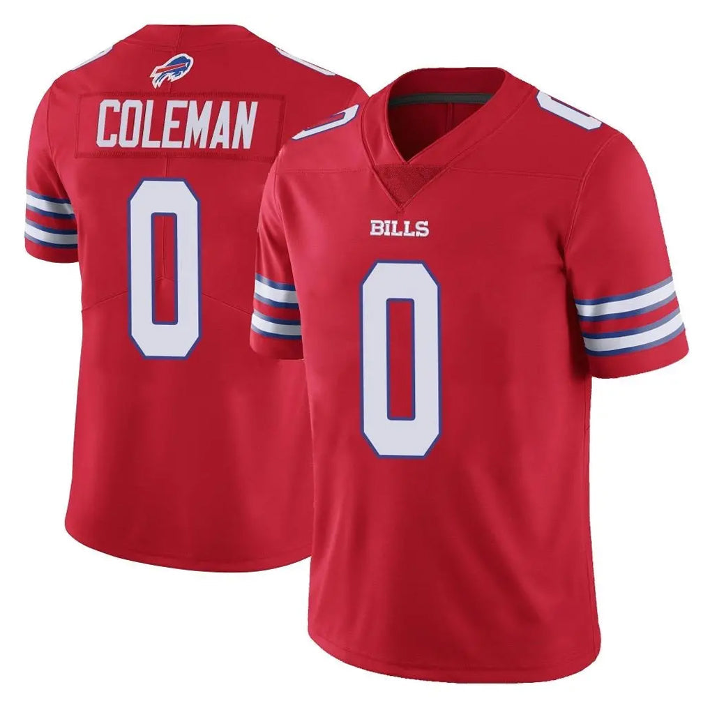 Elroe B.Bills #0 Keon Coleman Player Red Vapor Untouchable Limited Stitched Jerseys