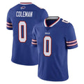 Elroe B.Bills #0 Keon Coleman Player Royal Vapor Untouchable Limited Stitched Jerseys