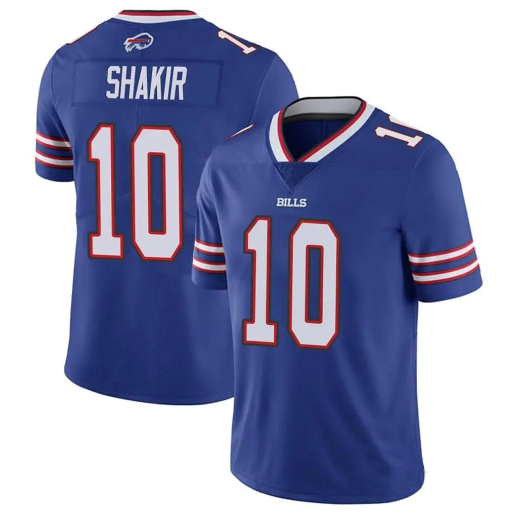 Elroe B.Bills #10 Khalil Shakir Player Royal Vapor Untouchable Limited Stitched Jerseys
