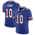 Elroe B.Bills #10 Khalil Shakir Player Royal Vapor Untouchable Limited Stitched Jerseys