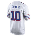 Elroe B.Bills #10 Khalil Shakir Player White Alternate Home Game Stitched Jerseys