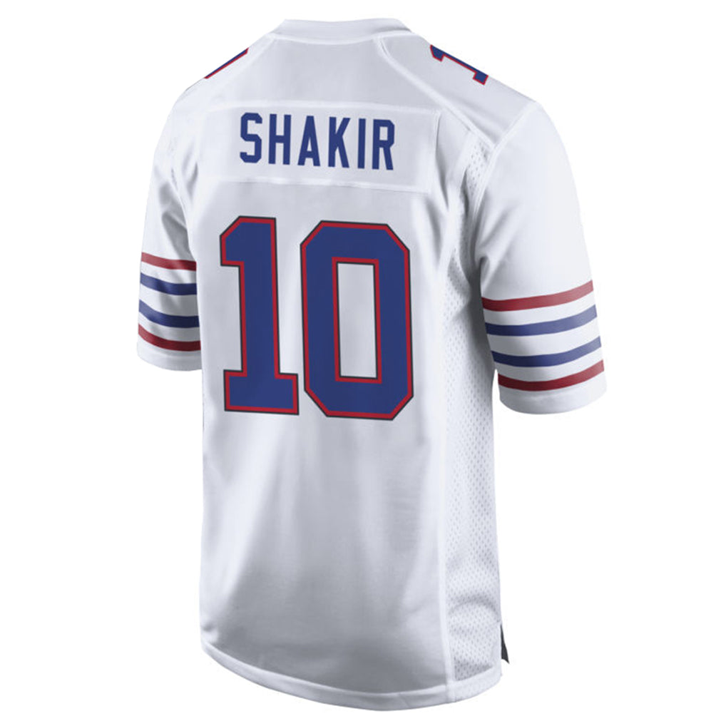 Elroe B.Bills #10 Khalil Shakir Player White Alternate Home Game Stitched Jerseys