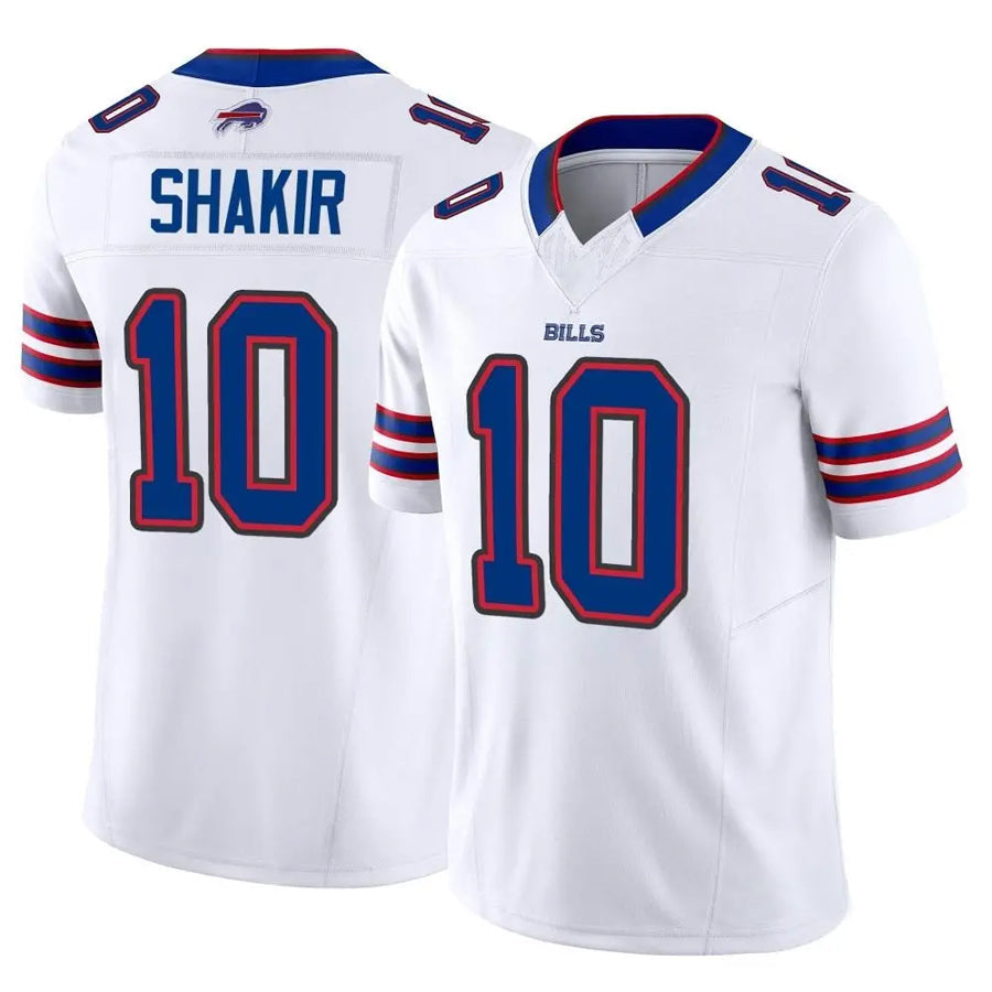 Elroe B.Bills #10 Khalil Shakir Player Vapor F.U.S.E. Limited White  Stitched Jerseys