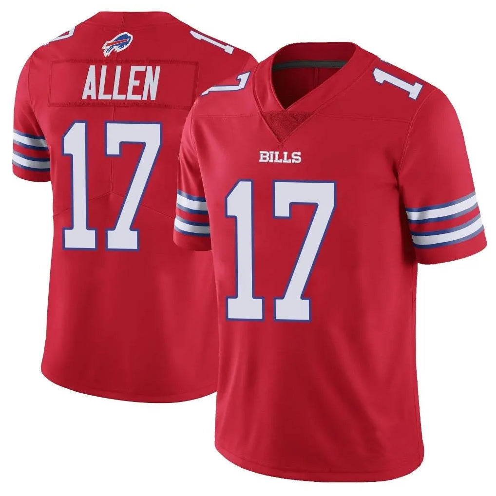 Elroe B.Bills #17 Josh Allen Player Red Vapor Untouchable Limited Home Game Stitched Jerseys