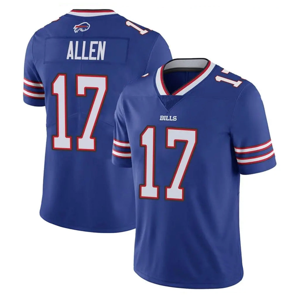 Elroe B.Bills #17 Josh Allen Player Royal Vapor Untouchable Limited Stitched Jerseys