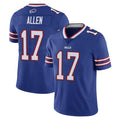 Elroe B.Bills #17 Josh Allen Player Royal Vapor Untouchable Limited Stitched Jerseys