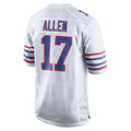 Elroe B.Bills #17 Josh Allen Player White Limited Game Stitched Jerseys