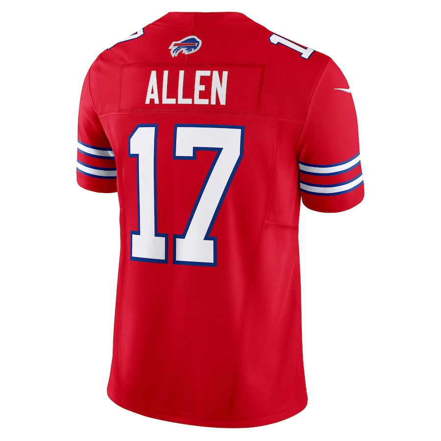 Elroe B.Bills #17 Josh Allen Player Red Vapor F.U.S.E. Limited Stitched Jerseys