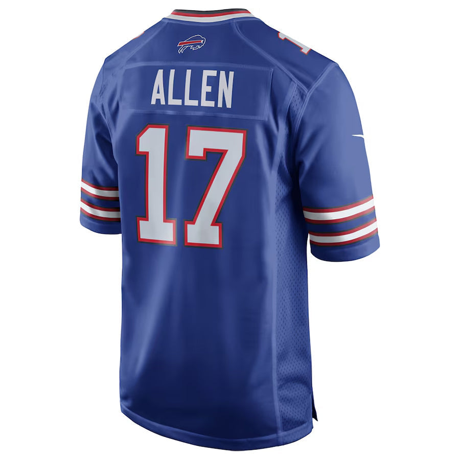Elroe B.Bills #17 Josh Allen Player Royal Team Game  Stitched Jerseys
