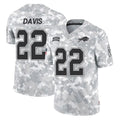 Elroe B.Bills #22 Ray Davis Player Arctic Camo Salute to Service Limited Stitched Jerseys