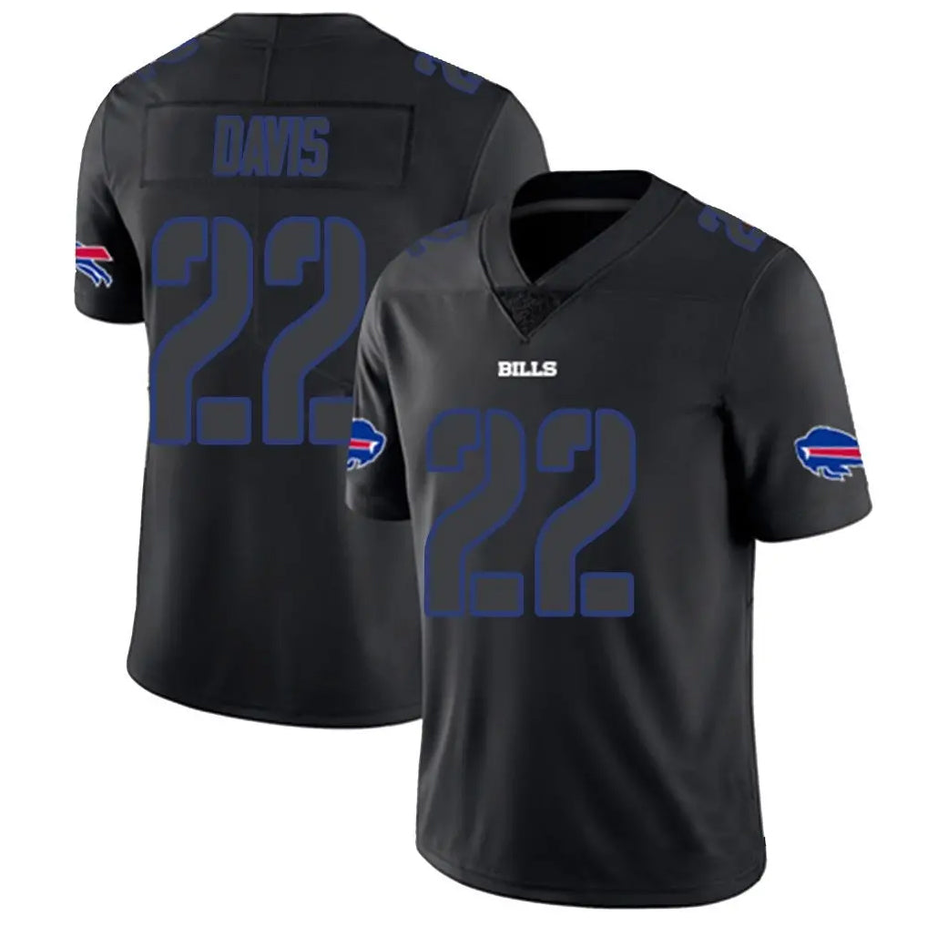 Elroe B.Bills #22 Ray Davis Player Limited Black Impact Stitched Jerseys
