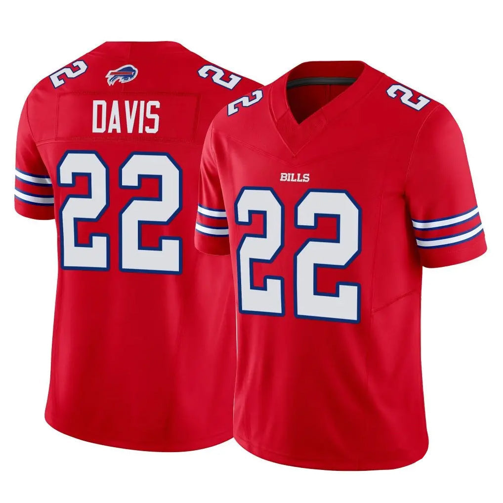 Elroe B.Bills #22 Ray Davis Player Red Vapor F.U.S.E. Limited Stitched Jerseys