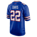 Elroe B.Bills #22 Ray Davis Player Royal Home Game Stitched Jerseys