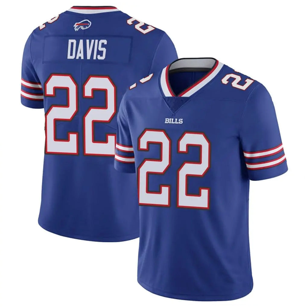 Elroe B.Bills #22 Ray Davis Player Royal Vapor Limited Stitched Jerseys