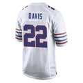 Elroe B.Bills #22 Ray Davis Player White Alternate Limited Home Game Stitched Jerseys